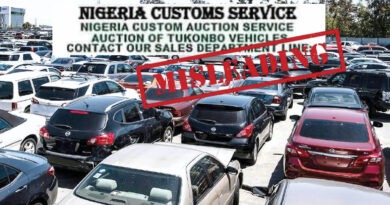 Nigerian Customs is auctioning seized cars and goods